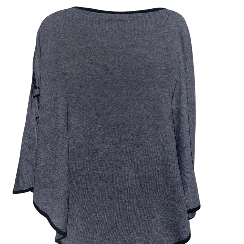 Kerrits EQL Sweater Poncho Womens O/S Horse Equestrian Print Wool Blend Winter